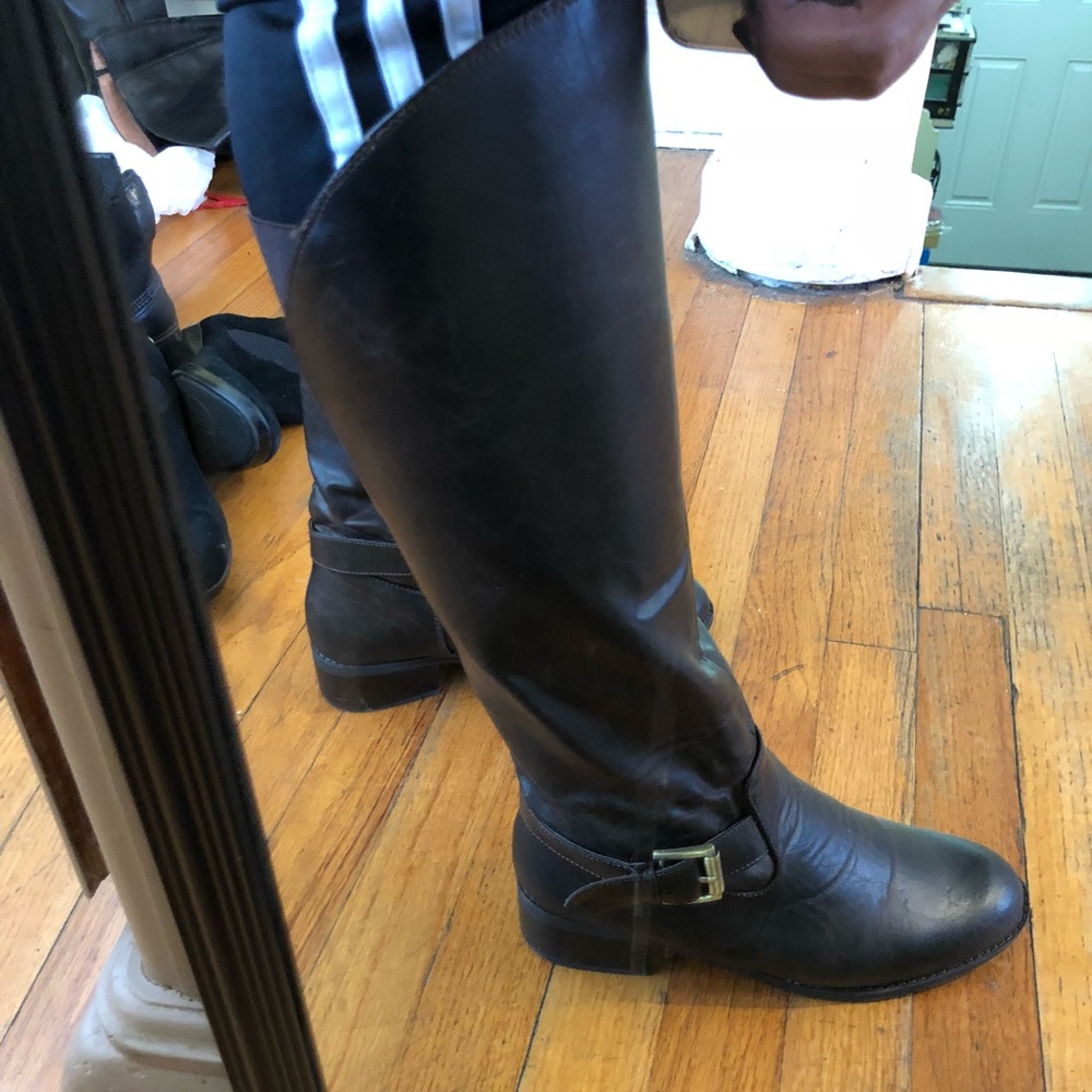 Dark Brown Riding Boots